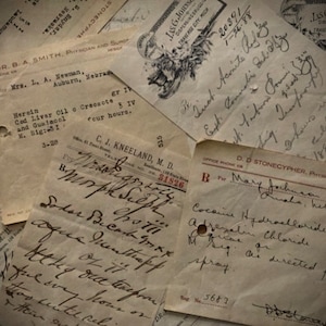 1870-1925 Receitas LOTE DE 20x