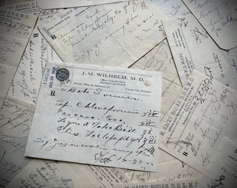 Antique Chloroförm Prescription Narcotic