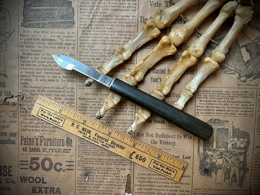 Antique EBONY Bloodletting Fleam Lancet Fleem Etsy