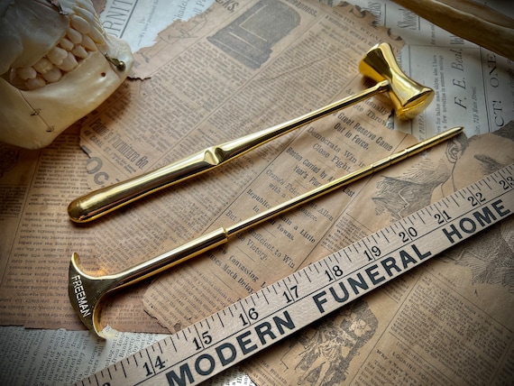 BESTSELLER! Gold Lobotomy Orbitoclast & Hammer Surgical Medical