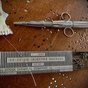 Vintage Embalming Injector Needle Wires