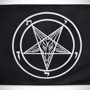 3’ x 5’ Baphomet Pentagram Flag Banner Tapestry