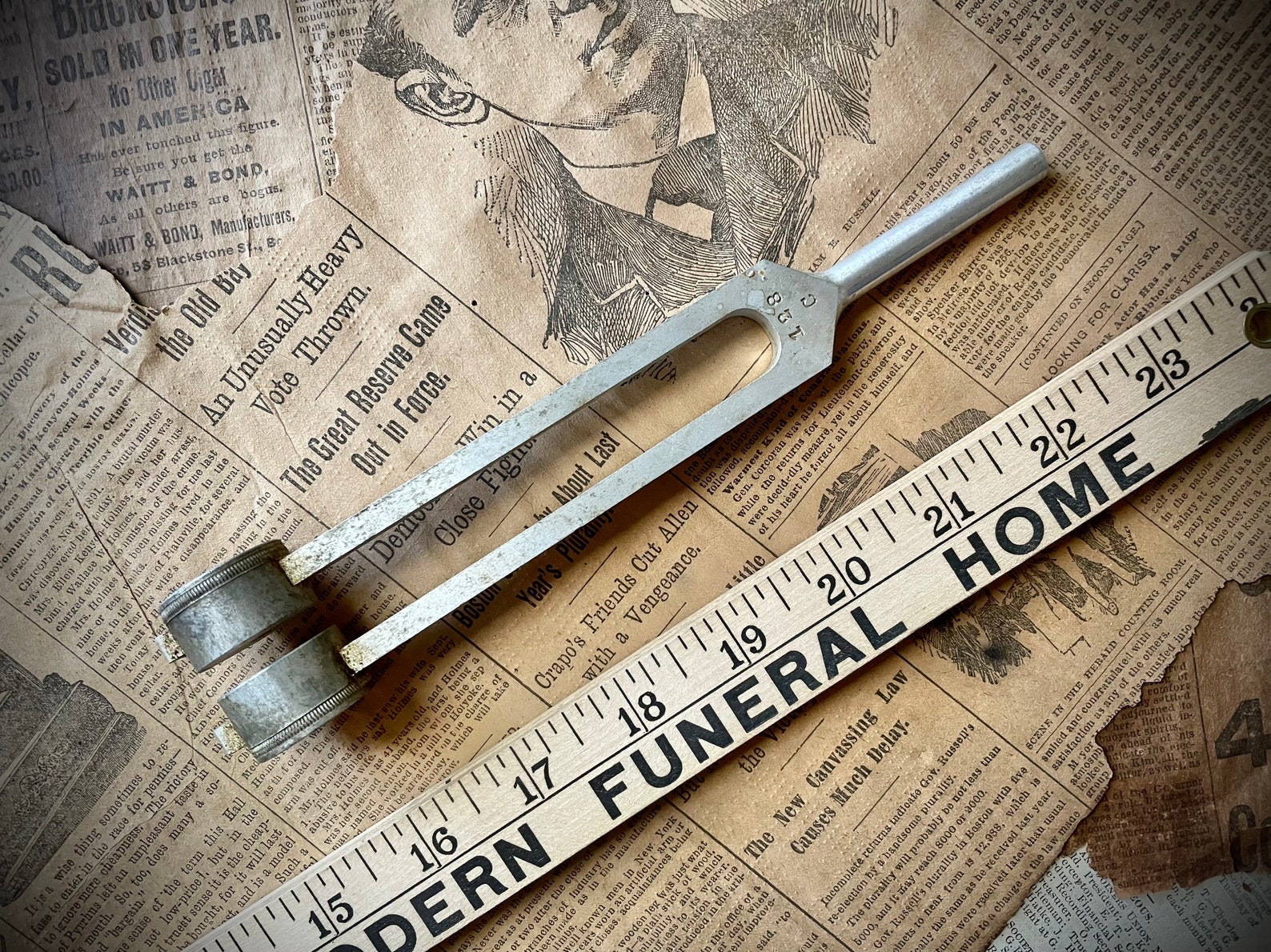 Vintage Medical Tuning Fork Etsy