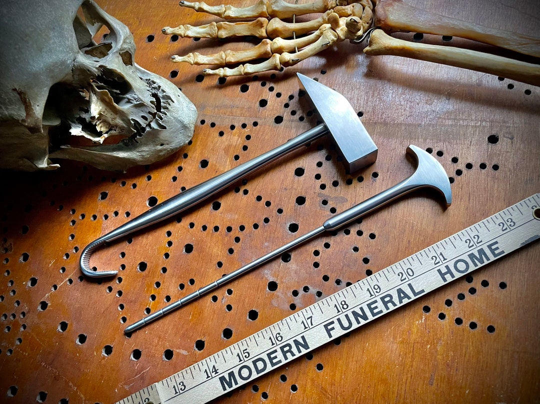 Lobotomy Orbitoclast & Post Mortem Hammer Surgical Medical Etsy
