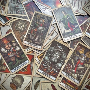 Baralho de cartas de tarô labirinto oráculo