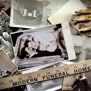 Victorian Cabinet Card Photograph Post Mortem