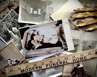 Photographie post mortem pour armoire victorienne