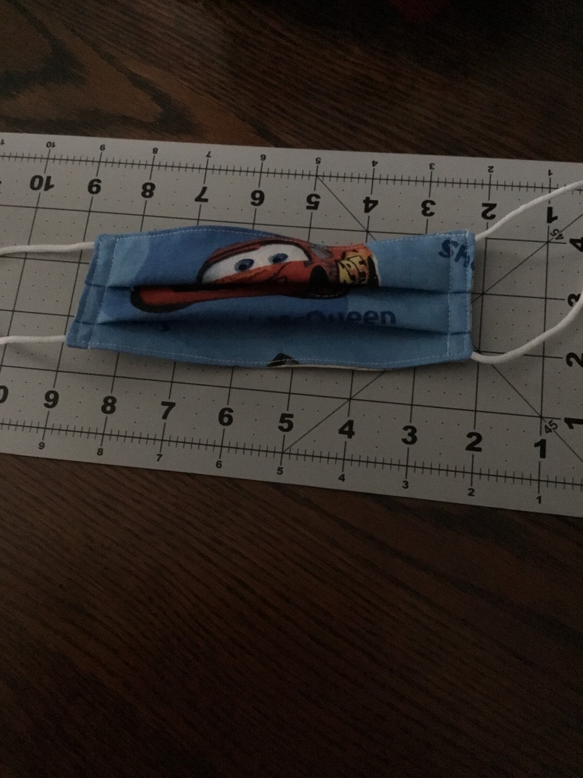 Face mask Cars theme kids size made in USA Etsy