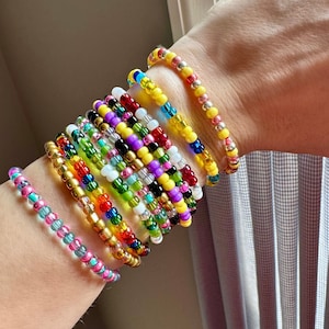 Stackable Custom Beaded Bracelet - 4mm beads