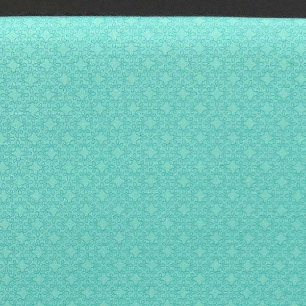 Teal Fabric / 100% Quilters Cotton Fabric / Melody Basics 1063-61 Teal / Fabric by Henry Glass / 44" wide