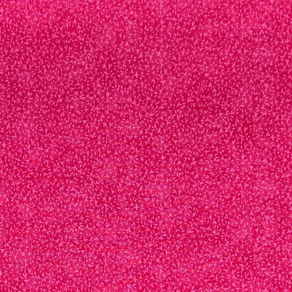 Pink Fabric / 100% Cotton Fabric / Itsy Bitsy Flamingo Pink Fabric / Blender Fabric / Fabric by MDG / 44" wide