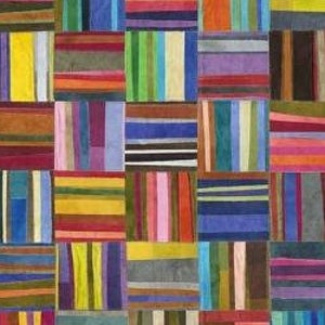 Colorful Abstract Quilting Cotton Fabric: Field Guide, Curiosity 51957D-X, by Windham Fabrics, 44" wide