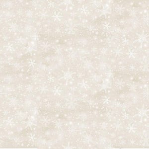 Winter Snowflakes Quilter Cotton Fabric, Snowflakes on Natural, Katie CD 3700, by Timeless Treasures, 44&quot; wide