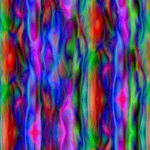 May include: Abstract digital art with a vibrant, multicolored design. The image features vertical, flowing patterns in shades of red, orange, green, blue, and purple, creating a dynamic and colorful visual effect. The artwork has a blurred, ethereal quality.