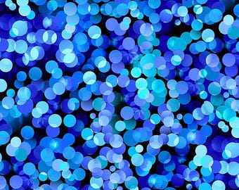 Navy Blue & Purple Dots Fabric / 100% Quilting Cotton Fabric / Butterfly Magic Dots / Dot-C8535 Navy / by Timeless Treasures / 44&quot; wide