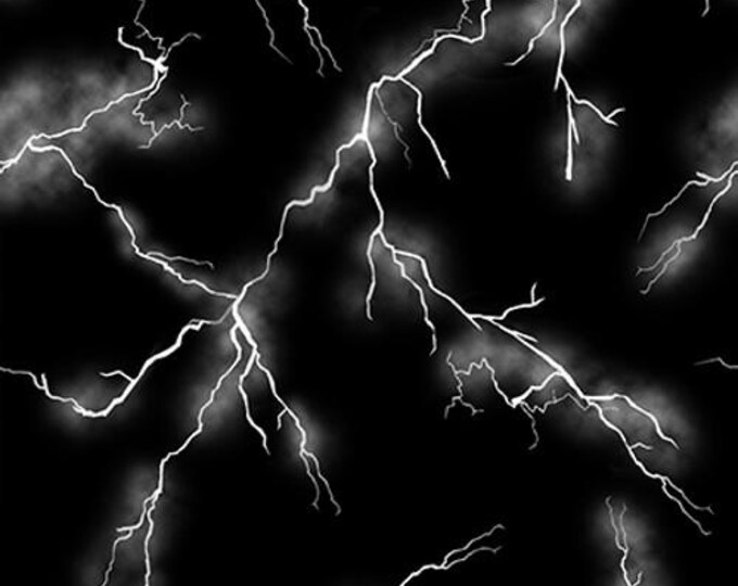 Black and White Glow Dark Fabric