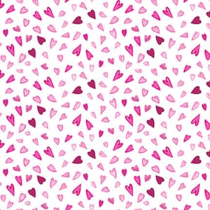 Romantic Hearts Quilter Cotton Fabric, Love is in the Air,  1686-01, by Blank Quilting, 44" wide
