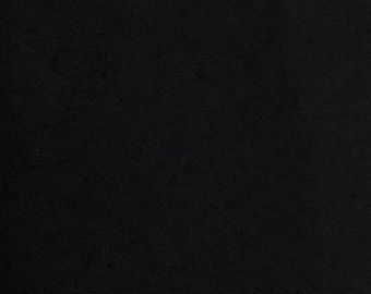 Kona Black Quilting Cotton Fabric: Robert Kaufman Solid, 44" wide