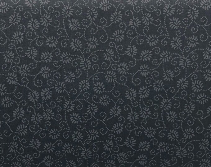Black on Black Fabric / 100 Cotton Fabric / Black on Black Dancing