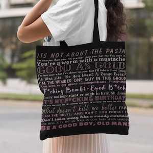 Vanderpump Rules Tote Bag for Groceries Pump Rules Sac réutilisable VPR Tote Bag Quote Tote Bag Bravo Quote Bag Reality TV Fashion VPR Quote Bag
