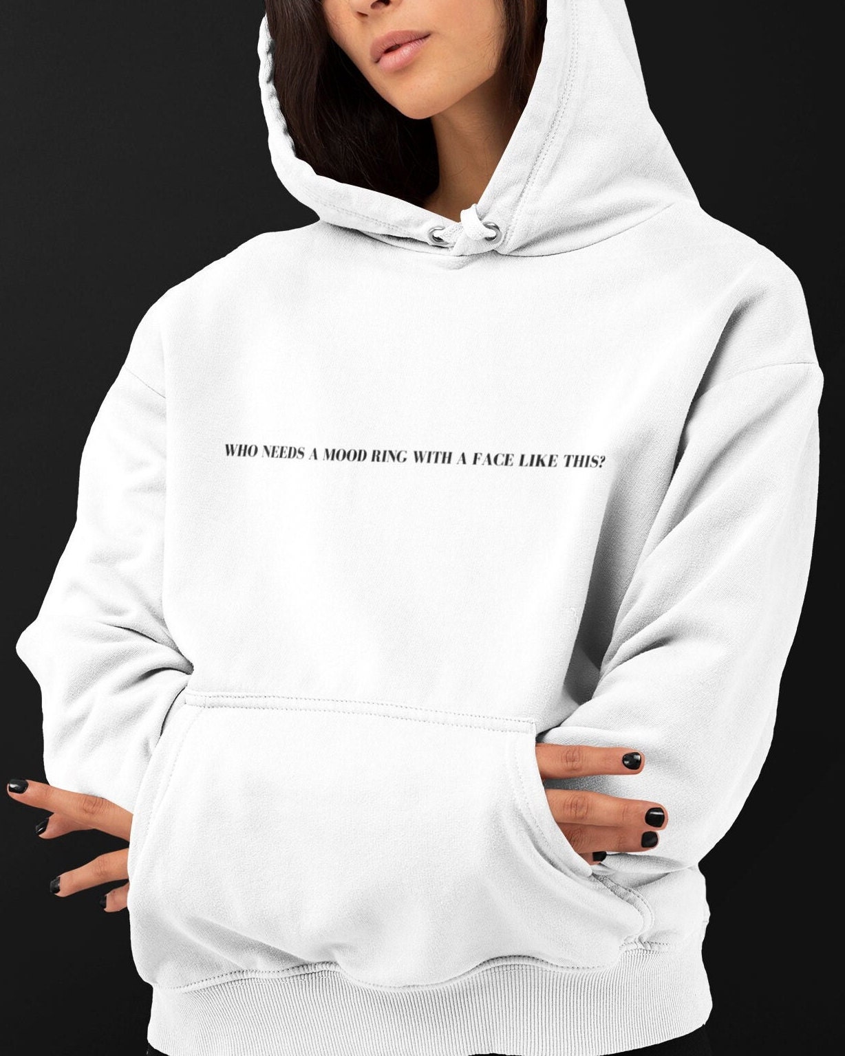 Sweatshirt Mood Ring Face Pullover Meme Sweatshirt Funny Etsy