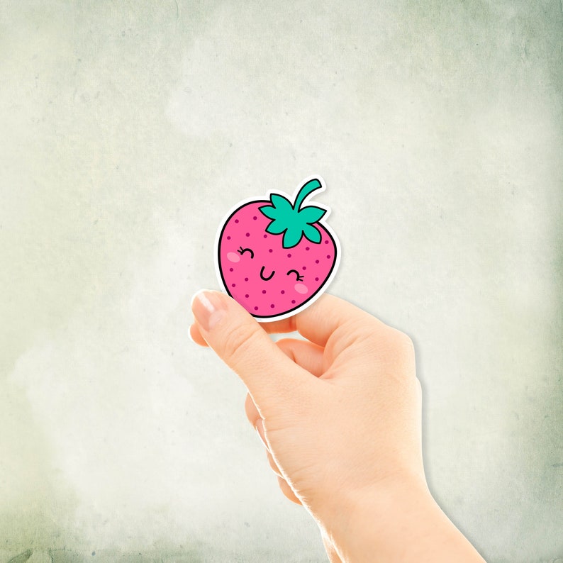 Strawberry Cutie Sticker Decal