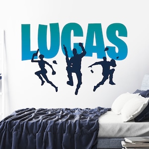 Personalized Gamer Squad Name Wall Decal |Gamer Name Vinyl Wall Decal |Personalized Teen Squad Wall Decal |Kids Gamer Room Vinyl Wall Decal