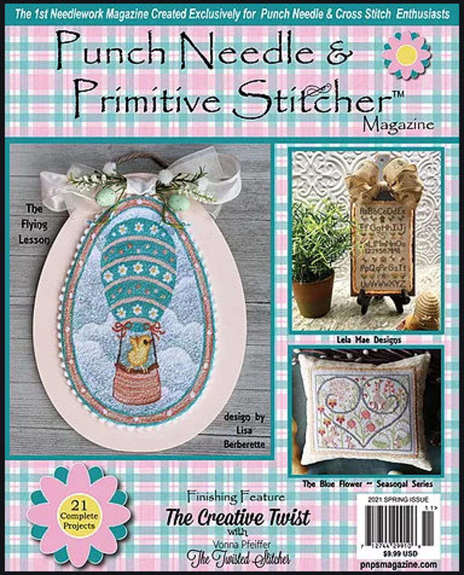 Punch Needle & Primitive Stitcher Magazine Spring 2021 Etsy