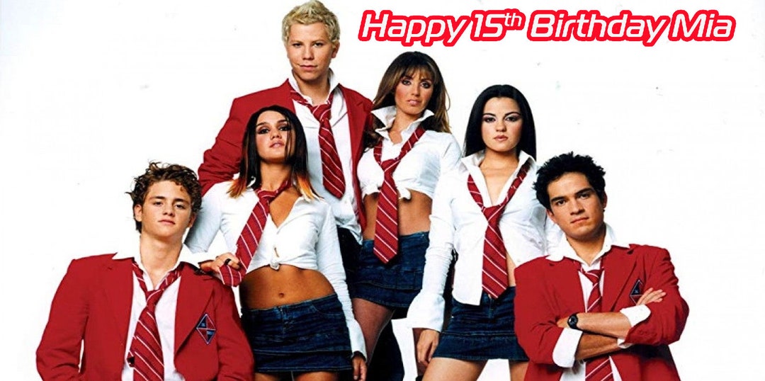 RBD Birthday Banner, RBD Personalized Banner, RBD Banner, Party Decor