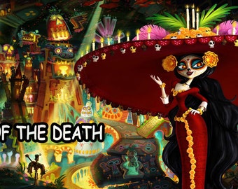 La Catrina Banner, Day of the Death Banner, La Catrina Personalized Banner, The Book of Life banner
