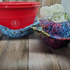 Bol pour micro-ondes confortable : tissu en coton, résistant à la chaleur, tailles standard et XL