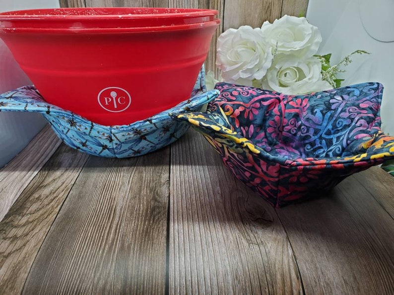 Microwave Bowl Cozies Standard Size and XL Size fits Pampered Etsy