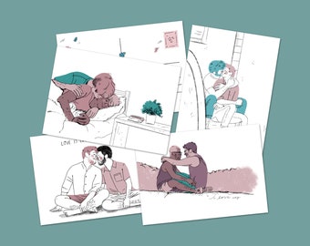 Gay Lovers – Postkarten Set 2