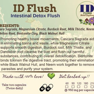 ID Flush (Intestinal Detox Flush) 5 Options