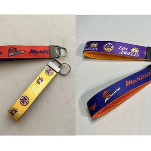 Key Fob Wristlet - Los Angeles and Phoenix Basketball Fans