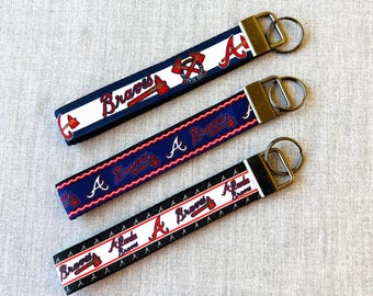 6" Key Fob Wristlet - Atlanta Baseball Fan
