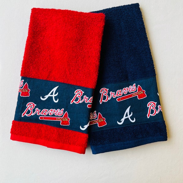 Atlanta Baseball Fan Hand Towel