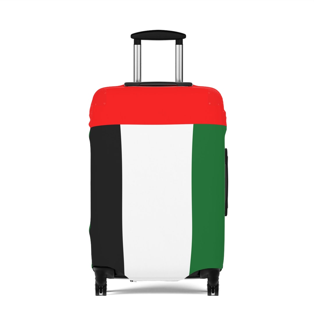 Luggage Cover Dubai UAE Flag Design Custom Print Luggage Etsy