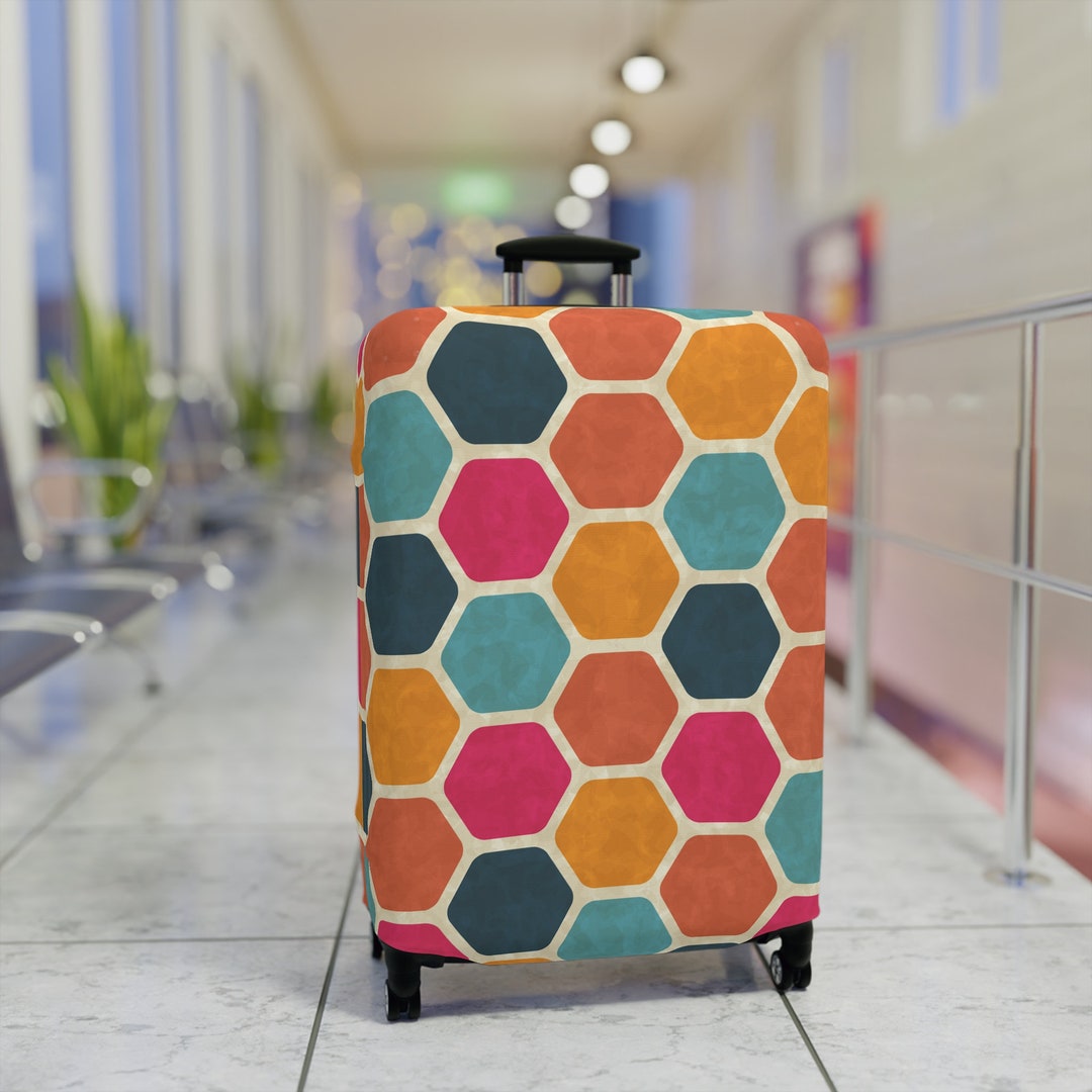 Pattern Print Trippy Luggage Cover Protector main image 0