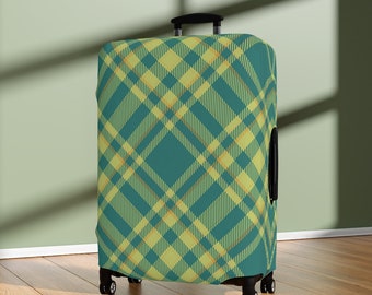 Stylish and Durable Luggage Protectors - Best Travelling Luggage Covers - Top Suitcase Cover - Stretchable Spandex/Polyester Material -Plaid