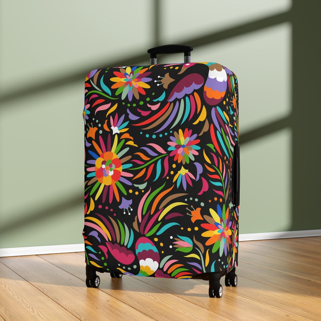 Luggage Cover Mexican Art Print Custom Print Luggage Protectors
