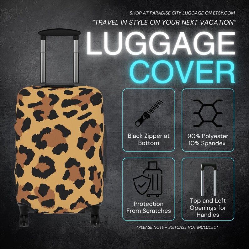 Pattern Print Trippy Luggage Cover Protector