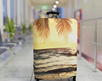 Luggage Covers - Ocean/Beach - Elastic polyester spandex fabric - Travel - Gifts - Protective Cover - Suitcase Cover - 3 Sizes