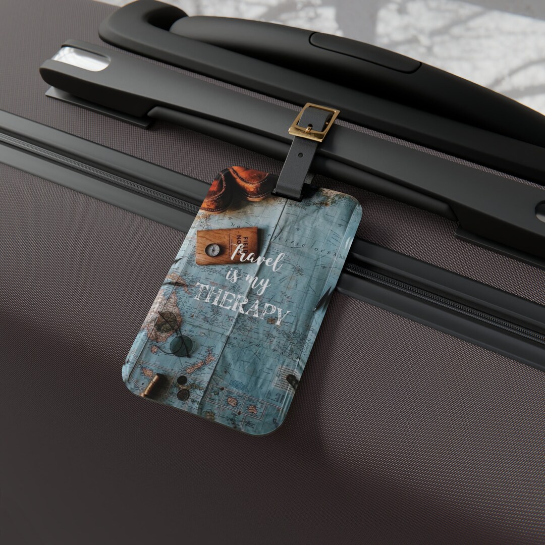 6 étiquettes Bagage Stylées - Identification Facile Pour Valises Et Sacs De Voyage - Design Imperméable Et Réutilisable