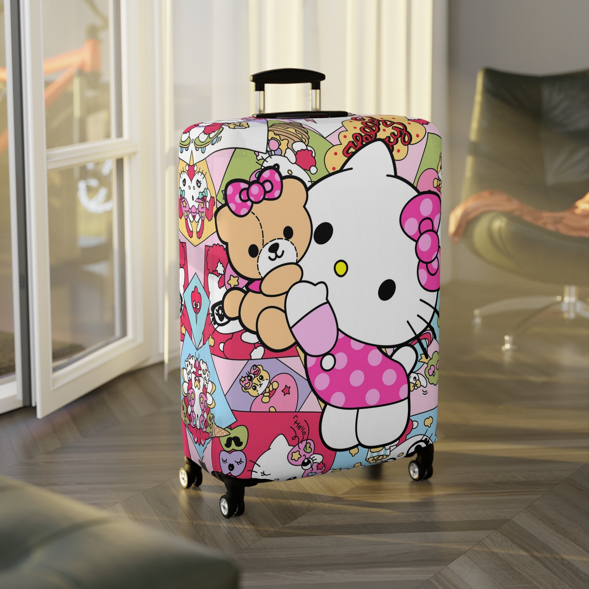 Hello Kitty Luggage Cover - Cartoon Luggage Cover