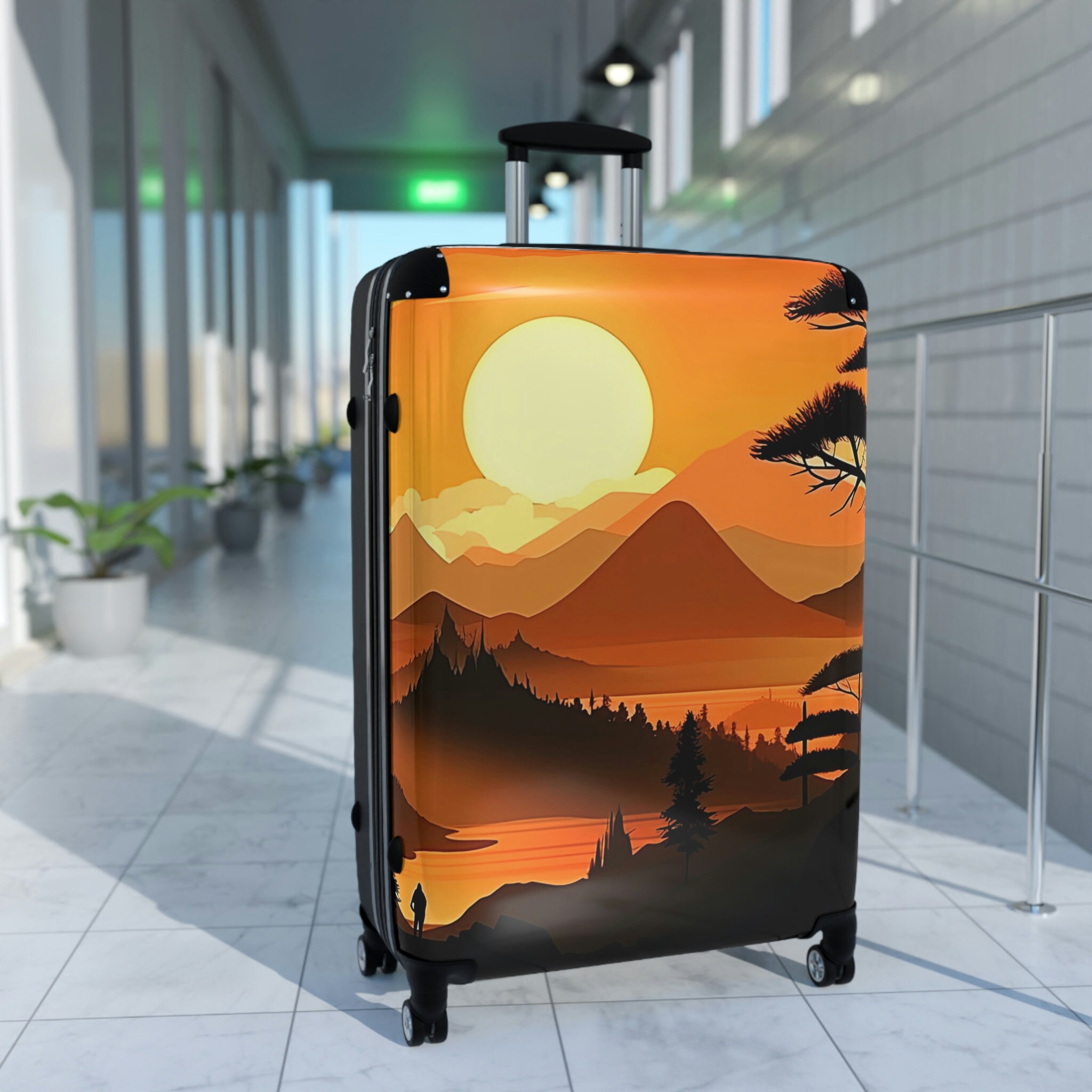 Hard Shell Rolling Luggage With Locks, TSA Approved Luggages, Travel