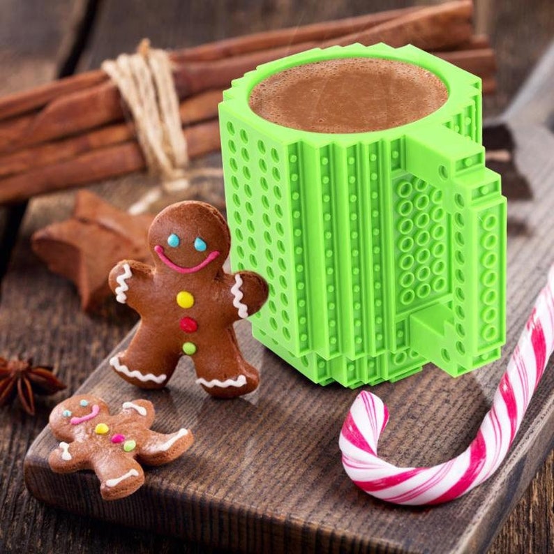 Lego Bricks Mug 12oz Customize Lego Cup Personalize Bricks Etsy