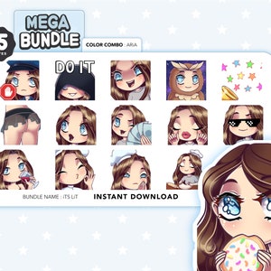 Anime Girl Emote Pack Aria Teddy Brown Hair Blue Eyes Etsy Canada Anime Girl Emote Pack Aria Teddy Brown Hair Blue Eyes Etsy Canada