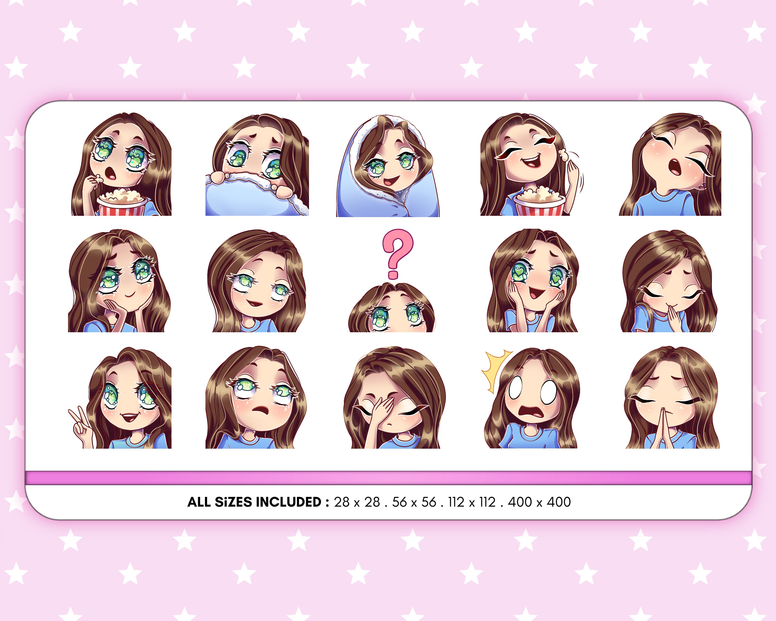 Drawing Illustration Art Collectibles Digital Twitch Emotes Cute
