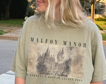 Dramione era Manacled merch Fanfiction Comfort Colors shirt High Reeve Booktok Fanfic merch Wizard world tee, Dark Academia clothing manacle